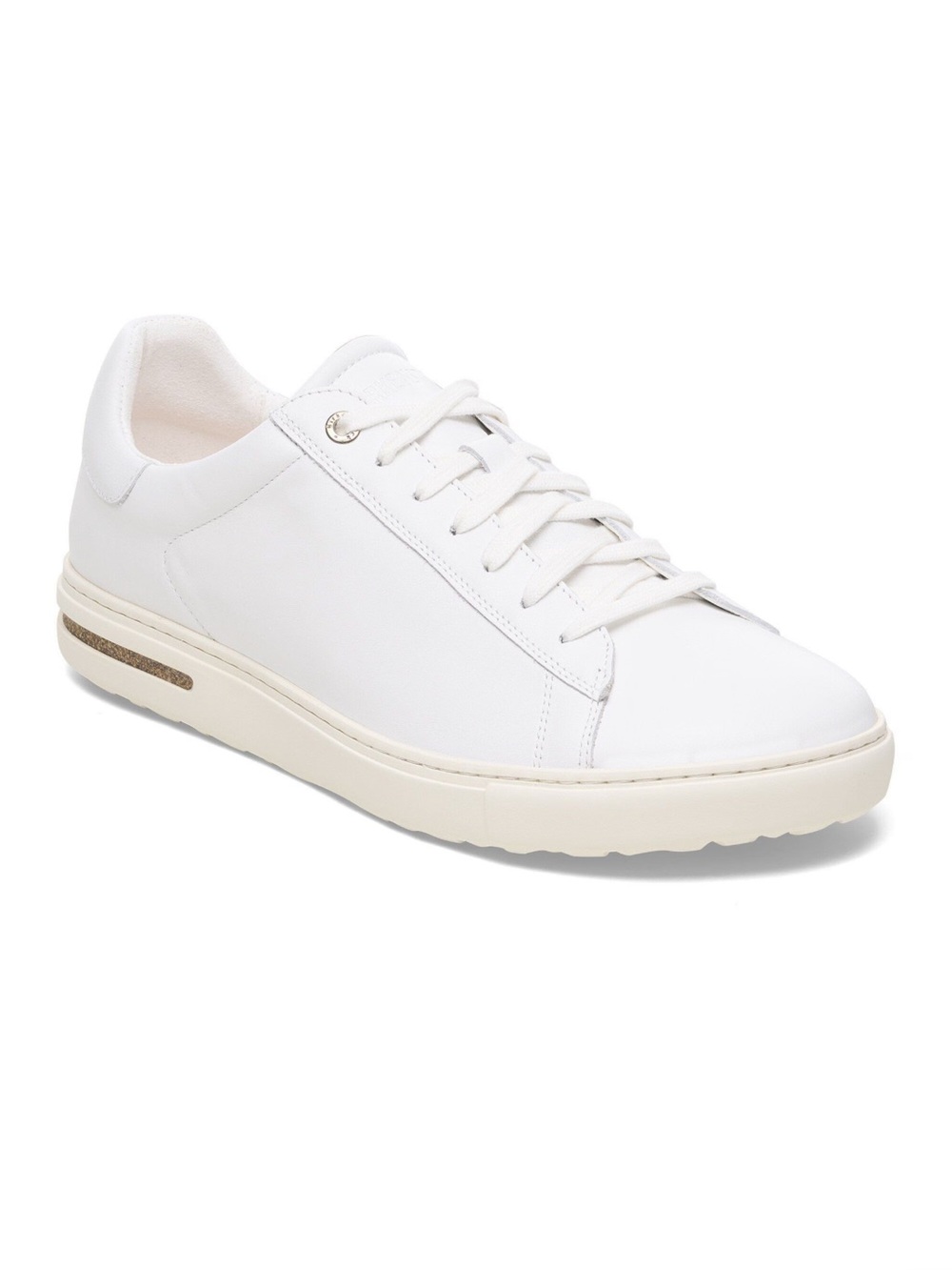 Birkenstock White Leather Low-Top Sneakers EU39